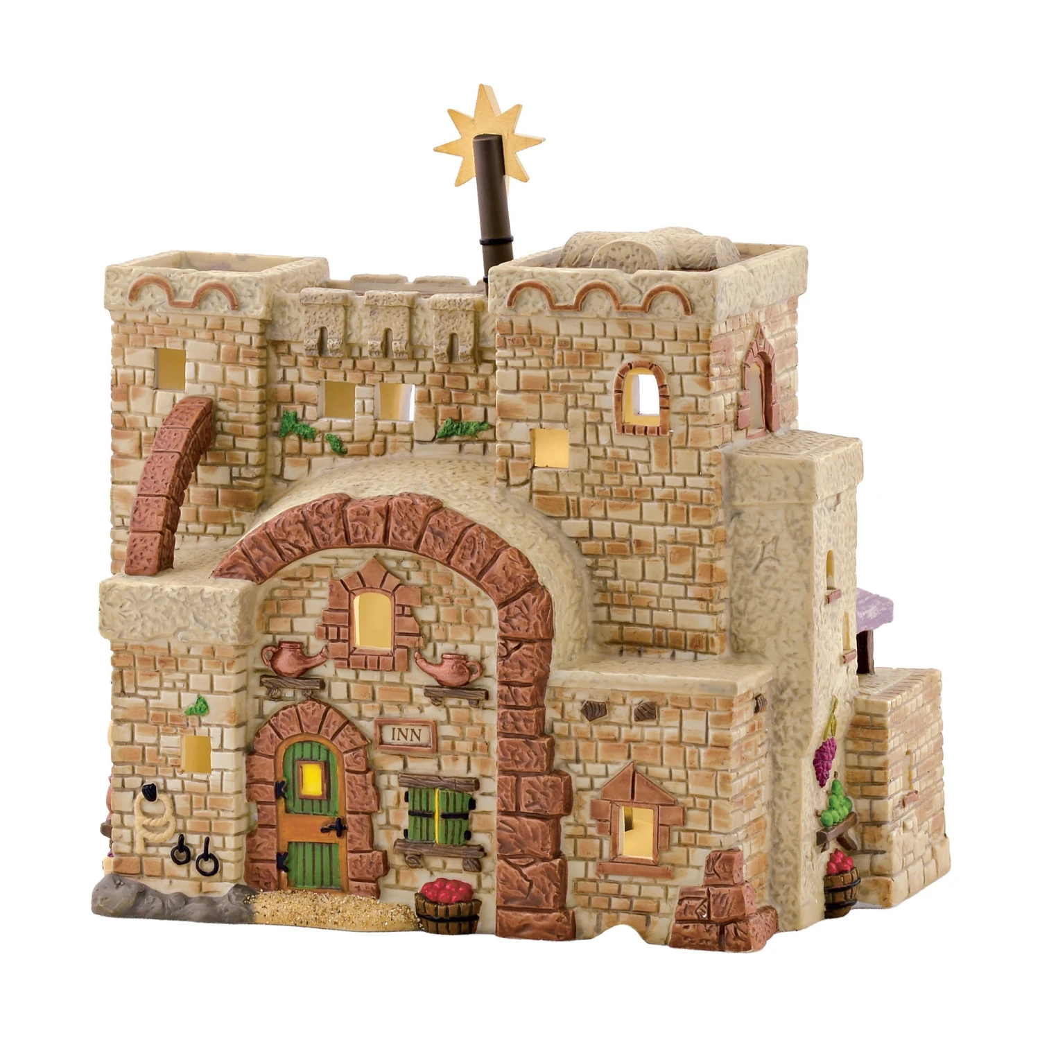 Department 56 Holy Land Little Town Of Bethlehem - The Inn Lit House 3 Department 56 Holy Land Little Town Of Bethlehem - The Inn Lit House - Image 3