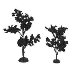 Department 56 Forboding Crowns Tree - 2 Piece Set
