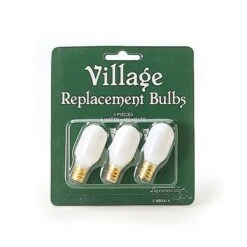 Department 56 Village Replacement Light Bulb 3 Pack