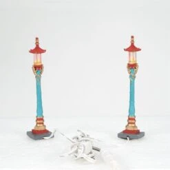Department 56 Chinatown Post Lamps - 2 Piece Set 8 Department 56 Chinatown Post Lamps - 2 Piece Set -Village Wonders Outlet erozjakojb7qxiqold7f