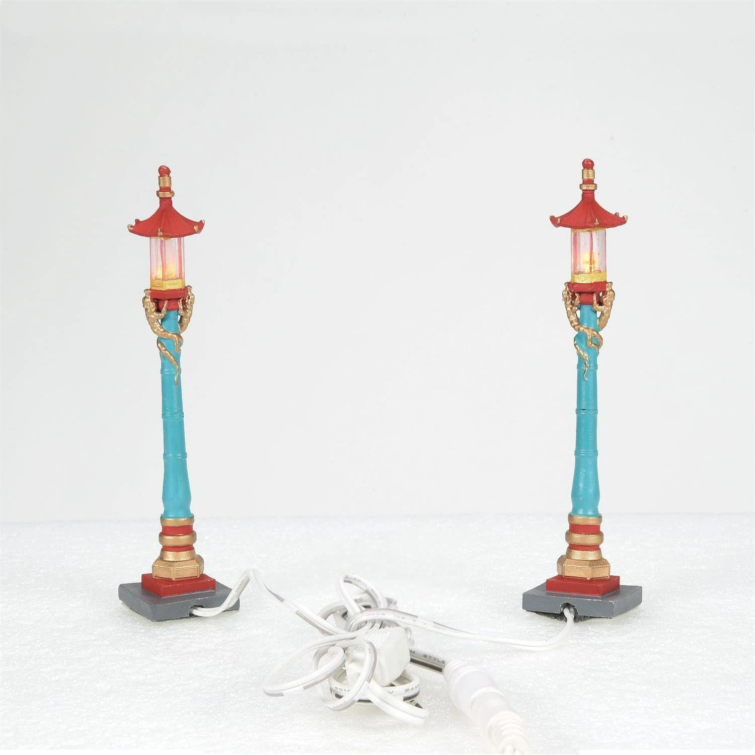 Department 56 Chinatown Post Lamps - 2 Piece Set 4 Department 56 Chinatown Post Lamps - 2 Piece Set - Image 4