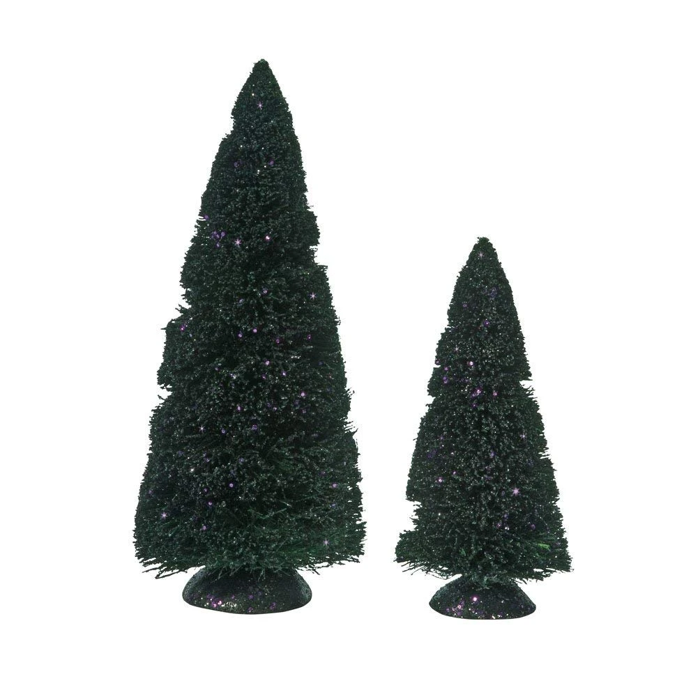 Department 56 Purple Sisal Tree - Set Of 2 2 Department 56 Purple Sisal Tree - Set Of 2 - Image 2