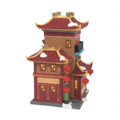 Department 56 Lunar Dragon Tea House -Village Wonders Outlet fvspuc09jxxjzglwgnbs