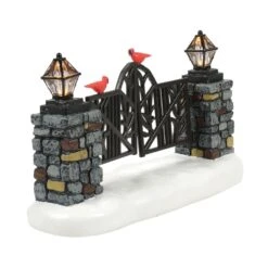 Department 56 Lighted Christmas Gate With Cardinals -Village Wonders Outlet hnoqdybwnhskjif9ebxx