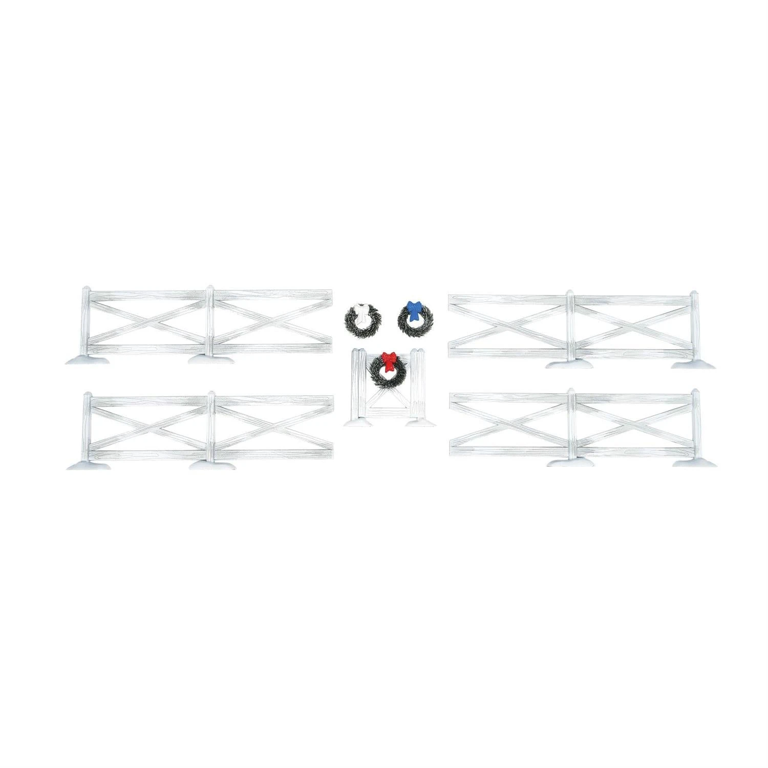 Department 56 White Crossbuck Fence Set 1 Department 56 White Crossbuck Fence Set