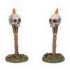 Department 56 Lamp Posts - Lit Nightmares (set Of 2)