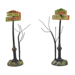 Department 56 Creepy Village Street Signs -Village Wonders Outlet qla5t1bshmk0epwokdze