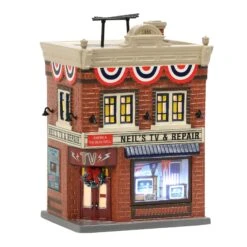 Department 56 Neil's TV & Repair -Village Wonders Outlet qwzut7mbdxrelamv9ssv