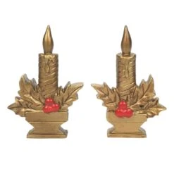 Department 56 Candle Greetings - Set Of 2 -Village Wonders Outlet ufvczhx27qm9kwwdgjjo